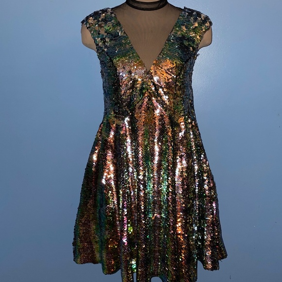 Free People Dance till Dawn Sequin Dress - Picture 2 of 3